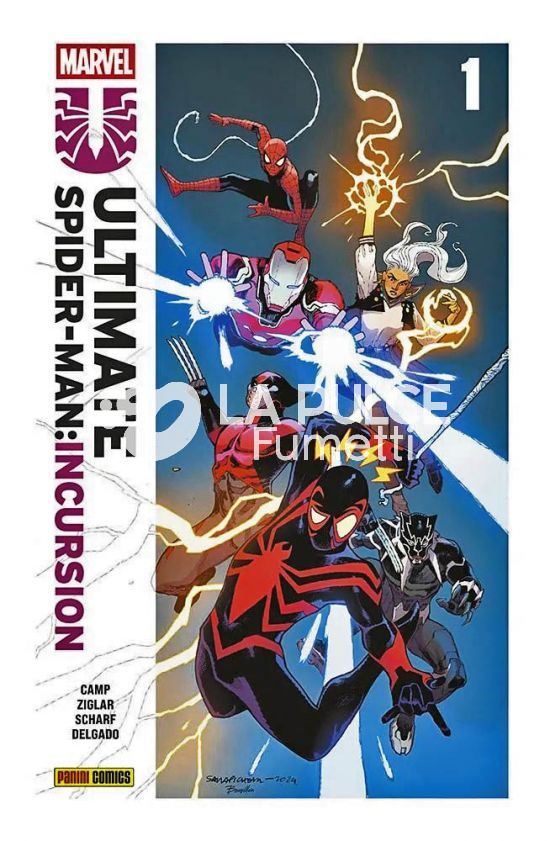 ULTIMATE SPIDER-MAN: INCURSION 6160 1/5 COMPLETA NUOVI