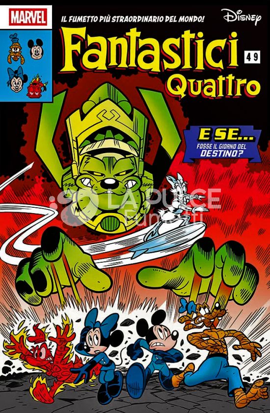 FANTASTICI QUATTRO #   472 - FANTASTICI QUATTRO 3 - VARIANT DISNEY WHAT IF? - UN MONDO SOTTO DESTINO