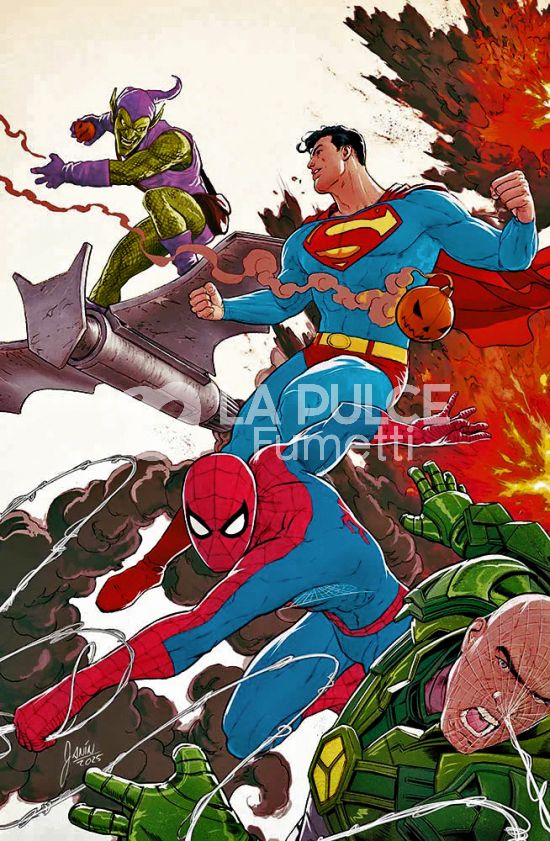 DC BEST SELLER NUOVA SERIE # 54 - SUPERMAN/SPIDER-MAN 1 - VARIANT DI MIKEL JANIN