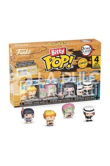 DEMON SLAYER (KIMETSU NO YAIBA): ZENITSU AGATSUMA + MITSURI KANROJI + KANAO TSUYURI + RUI - 4 PACK - BITTY POP ( IMMAGINE NON ESPLICATIVA )