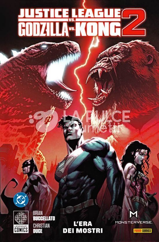 DC COLLECTION INEDITO - JUSTICE LEAGUE VS. GODZILLA VS. KONG #     2: L'ERA DEI MOSTRI