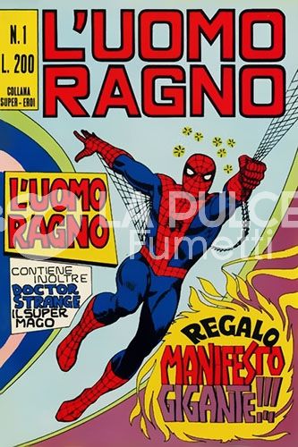 UOMO RAGNO #     1: L'UOMO RAGNO + MANIFESTO