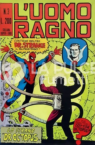 UOMO RAGNO #     3: LO STRANO DR OCTOPUS DI BUSTA
