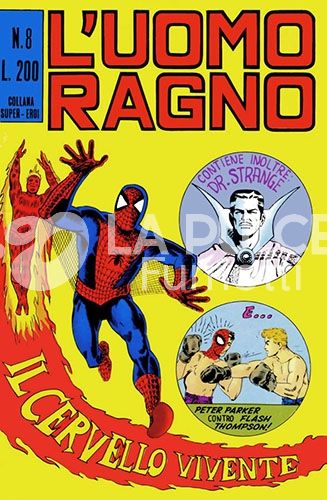 UOMO RAGNO #     8: IL CERVELLO VIVENTE DI BUSTA