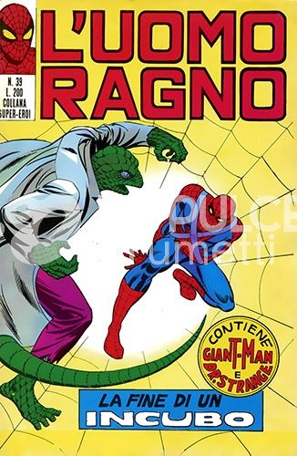 UOMO RAGNO #    39: LA FINE DI UN INCUBO