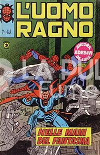 UOMO RAGNO #   212: NELLE MANI DEL FANTASMA - NO ADESIVI