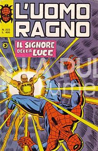 UOMO RAGNO #   223: IL SIGNORE DELLA LUCE
