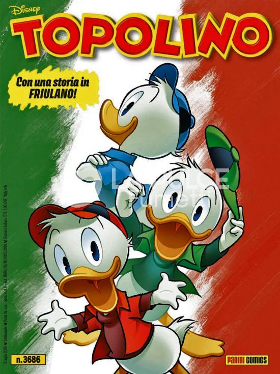 TOPOLINO LIBRETTO # 3686 - I DIALETTI - VERSIONE FRIULI VENEZIA GIULIA (FRIULANO)