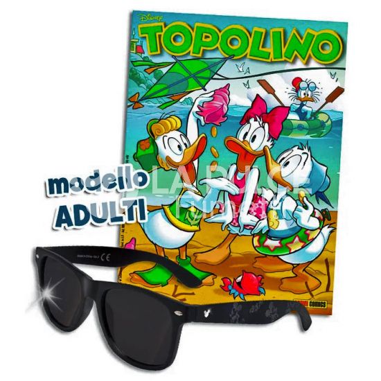 TOPOLINO LIBRETTO #  3687 + OCCHIALI DA SOLE DI TOPOLINO TAGLIA ADULTO