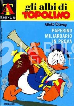 ALBI DELLA ROSA / ALBI DI TOPOLINO #   941: PAPERINO MILIARDARIO IN PROVA NO BOLLINO