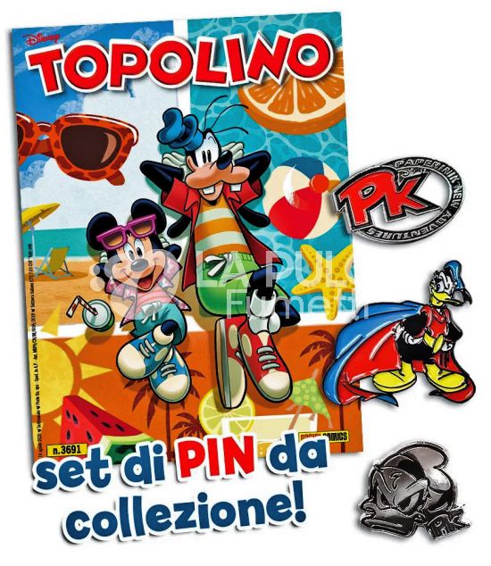 TOPOLINO LIBRETTO #  3691 + LE PIN DI PK