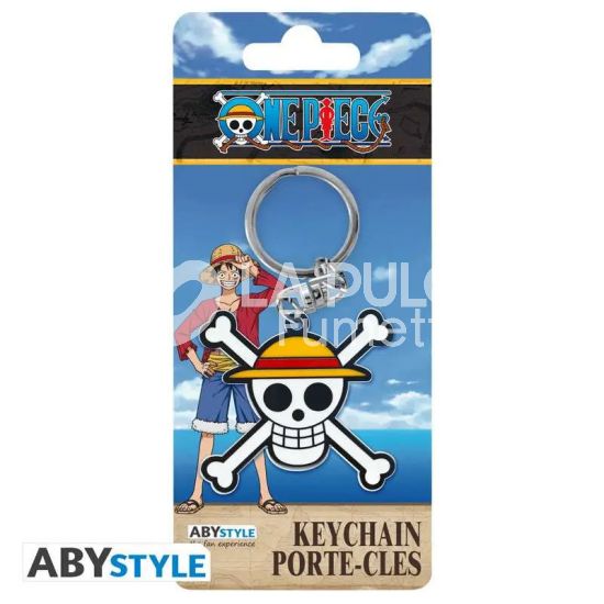 ONE PIECE LUFFY (RUFY) SKULL KEYCHAIN