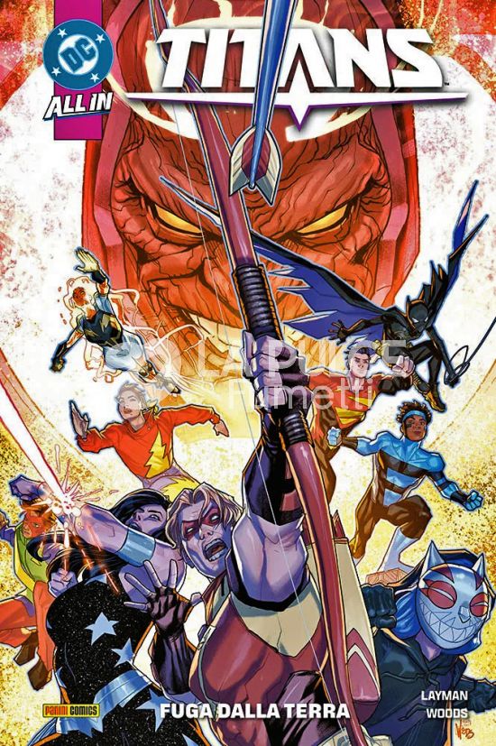 DC COLLECTION INEDITO - TITANS #     5: FUGA DALLA TERRA - DC K.O. TIE-IN - ALL IN