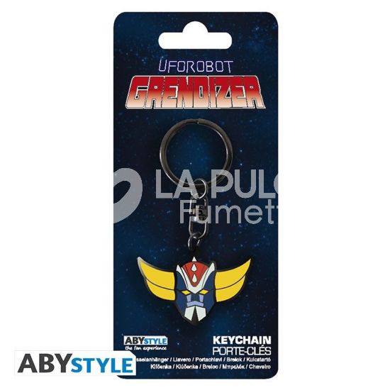 UFO ROBOT GRENDIZER/GOLDRAKE HEAD METAL KEYCHAIN