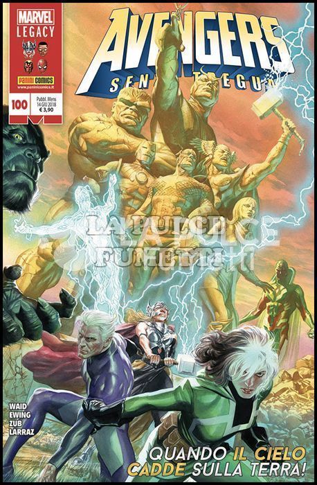 I VENDICATORI 100/104 - AVENGERS - SENZA TREGUA MINISAGA COMPLETA - MARVEL LEGACY