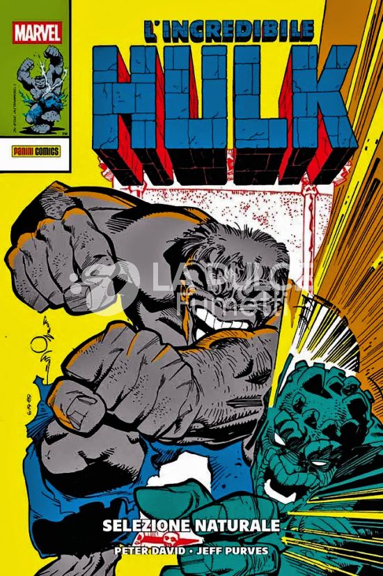 EROI D'AUTORE VINTAGE - L'INCREDIBILE HULK - PETER DAVID #     4: SELEZIONE NATURALE - CARTONATO - MARVEL HISTORY