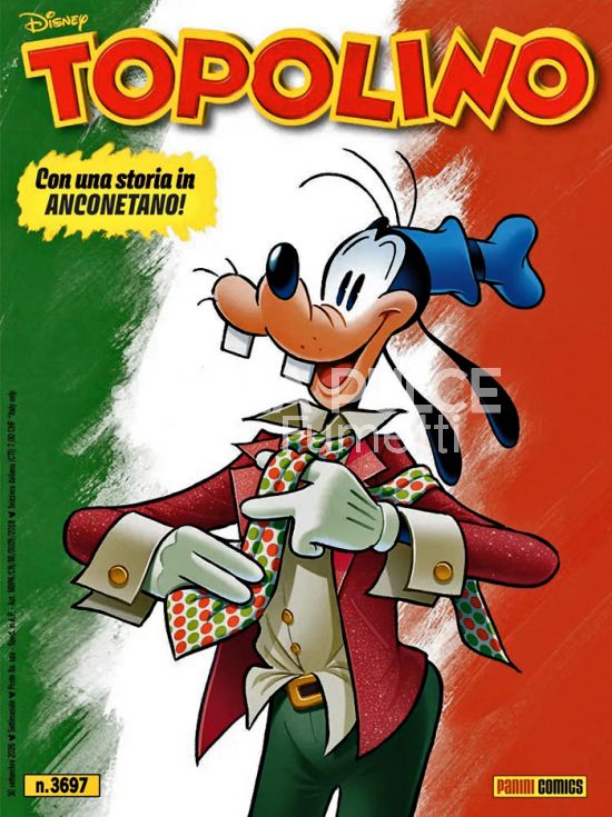 TOPOLINO LIBRETTO #  3697 - I DIALETTI - VERSIONE MARCHE (ANCONETANO)