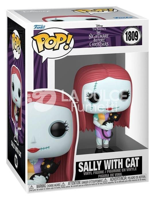 TIM BURTON'S THE NIGHTMARE BEFORE CHRISTMAS: SALLY WITH CAT - VINYL FIGURE #  1809 - POP FUNKO