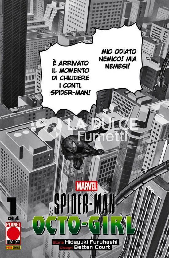 MANGA HERO - SPIDER-MAN: OCTO-GIRL 1/4 COMPLETA NUOVI ( N 1 VARIANT )